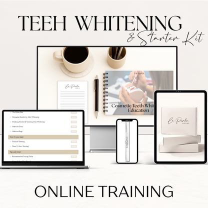 Cosmetic Teeth Whitening Course + Full Starter Kit $2,500